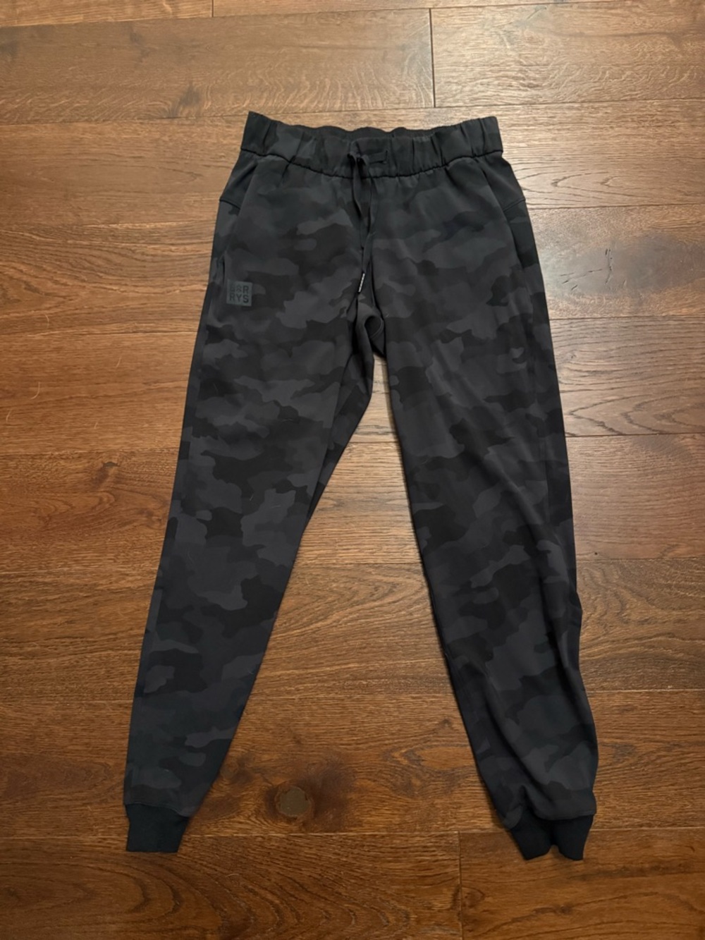 lululemon Black Joggers with Subtle Camo